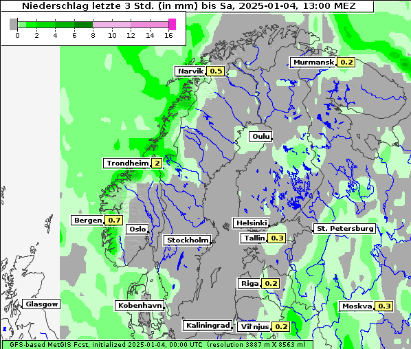 Niederschlag, 4. 1. 2025