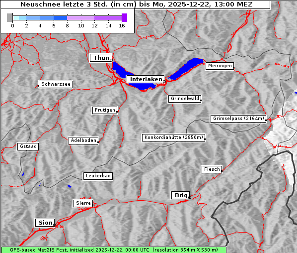 Neuschnee, 22. 12. 2025