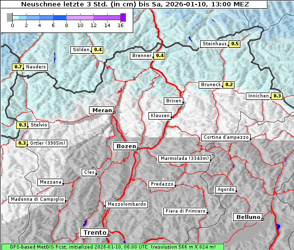Neuschnee, 10. 1. 2026