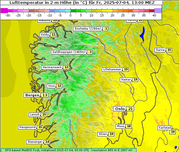 Temperatur, 4. 7. 2025