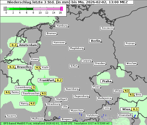 Niederschlag, 2. 2. 2026
