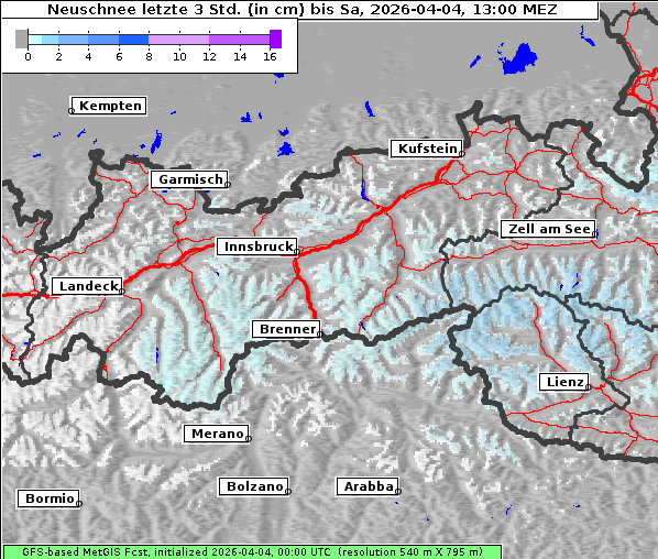Neuschnee, 4. 4. 2026