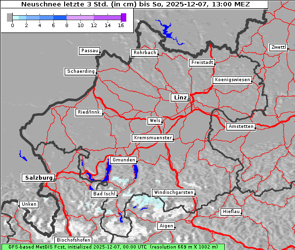 Neuschnee, 7. 12. 2025