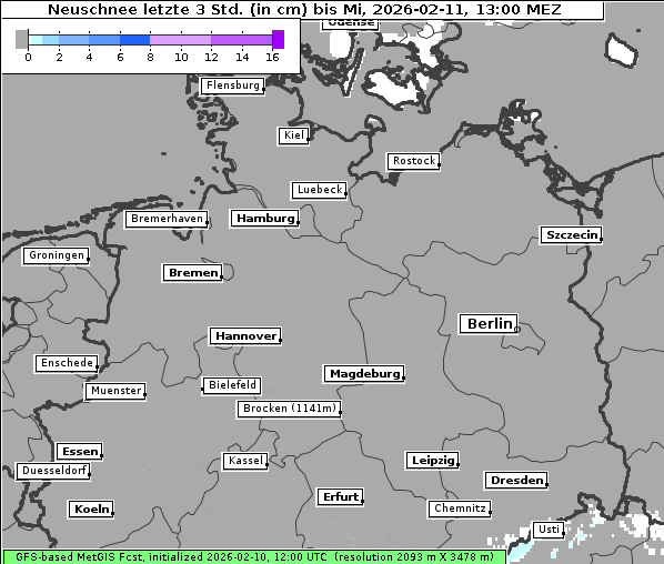 Neuschnee, 11. 2. 2026