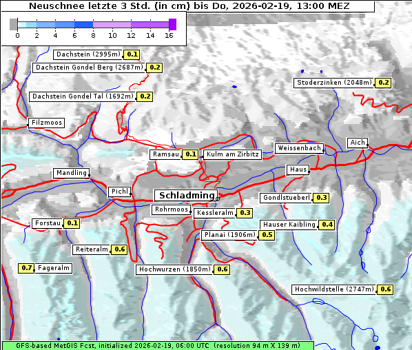 Neuschnee, 19. 2. 2026