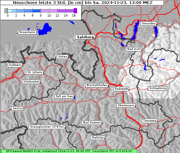 Neuschnee, 23. 11. 2024