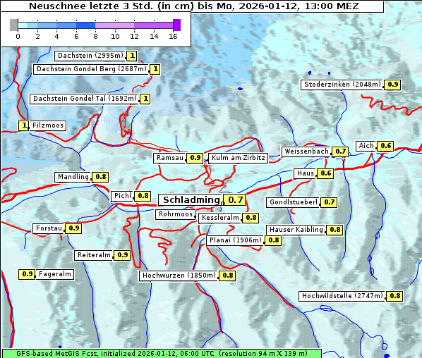 Neuschnee, 12. 1. 2026