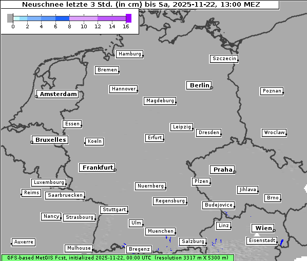 Neuschnee, 22. 11. 2025