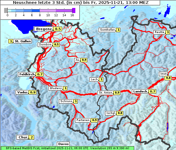 Neuschnee, 21. 11. 2025