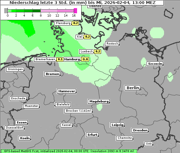 Niederschlag, 4. 2. 2026