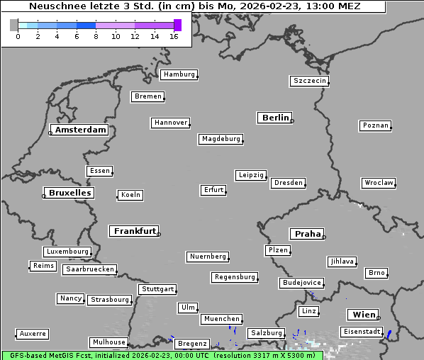 Neuschnee, 23. 2. 2026