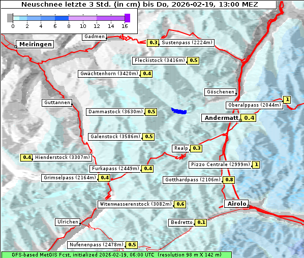 Neuschnee, 19. 2. 2026