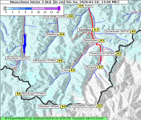 Neuschnee, 10. 1. 2026
