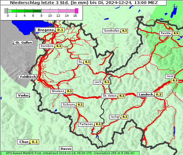 Niederschlag, 24. 12. 2024