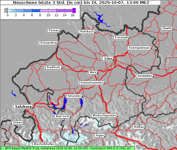 Neuschnee, 7. 10. 2025