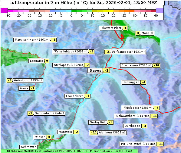 Temperatur, 1. 2. 2026
