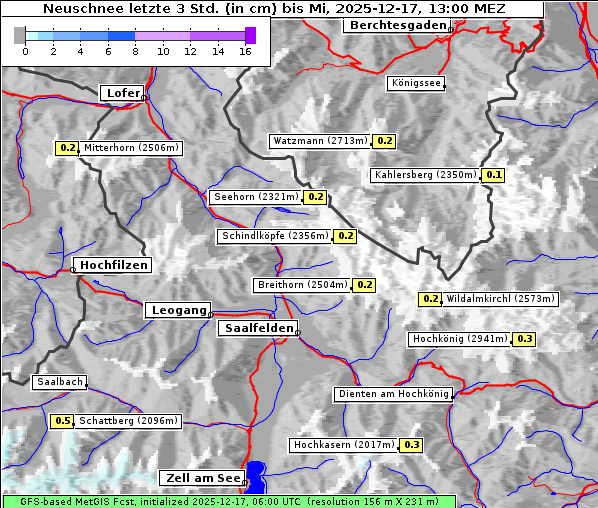 Neuschnee, 17. 12. 2025