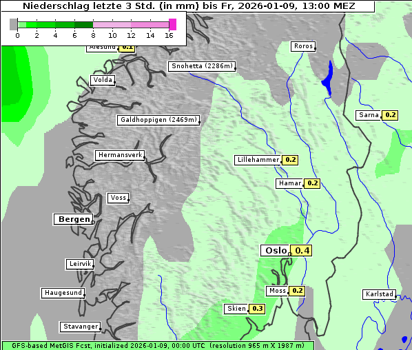 Niederschlag, 9. 1. 2026