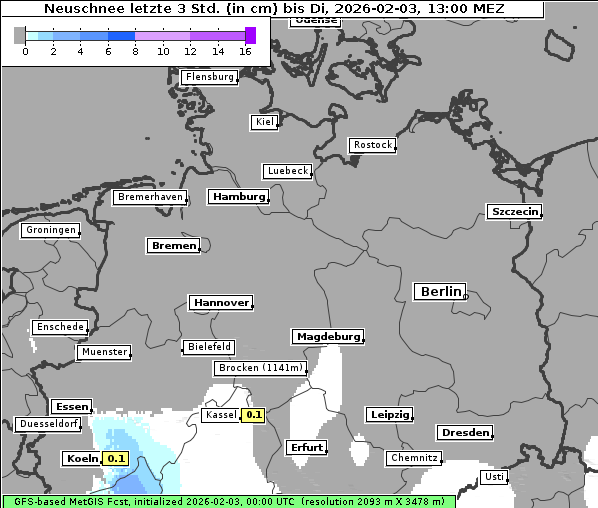 Neuschnee, 3. 2. 2026