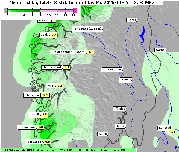 Niederschlag, 5. 11. 2025