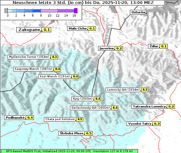 Neuschnee, 20. 11. 2025