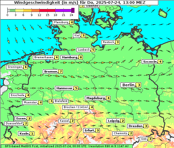 Wind, 24. 7. 2025