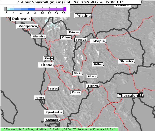 Neuschnee, 14. 2. 2026