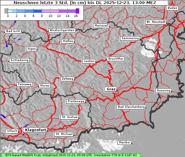 Neuschnee, 23. 12. 2025