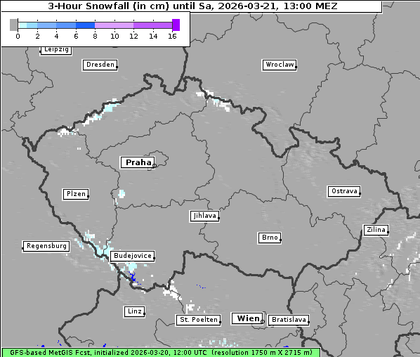 Neuschnee, 21. 3. 2026