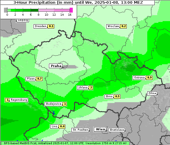 Niederschlag, 8. 1. 2025