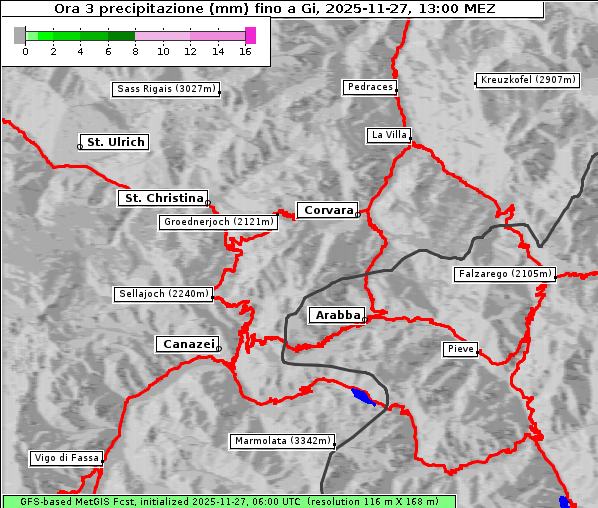 Niederschlag, 27. 11. 2025