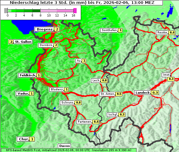 Niederschlag, 6. 2. 2026