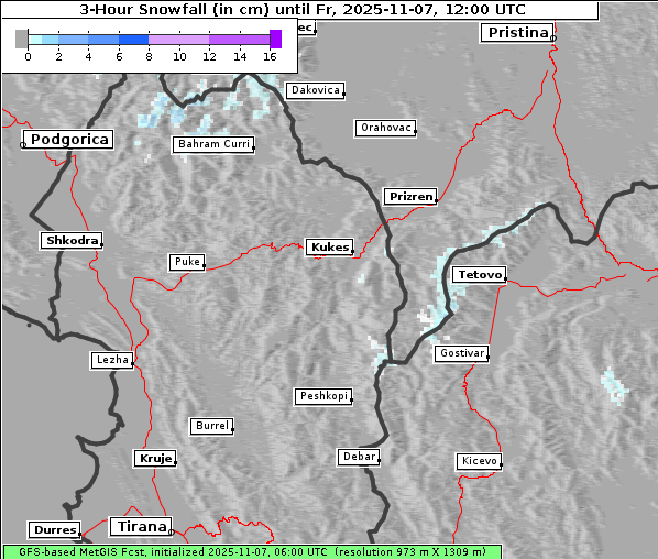 Neuschnee, 7. 11. 2025
