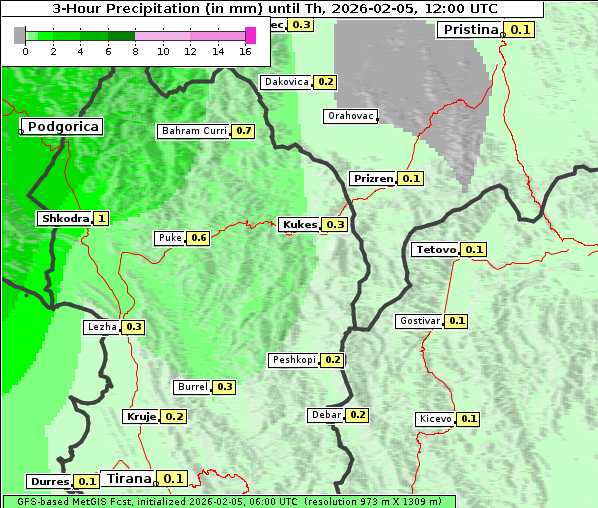 Niederschlag, 5. 2. 2026