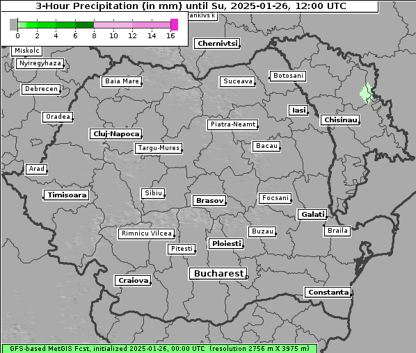 Niederschlag, 26. 1. 2025