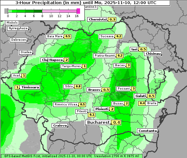 Niederschlag, 10. 11. 2025