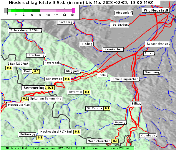 Niederschlag, 2. 2. 2026