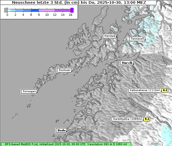 Neuschnee, 30. 10. 2025