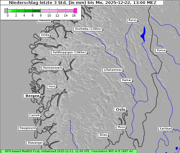 Niederschlag, 22. 12. 2025