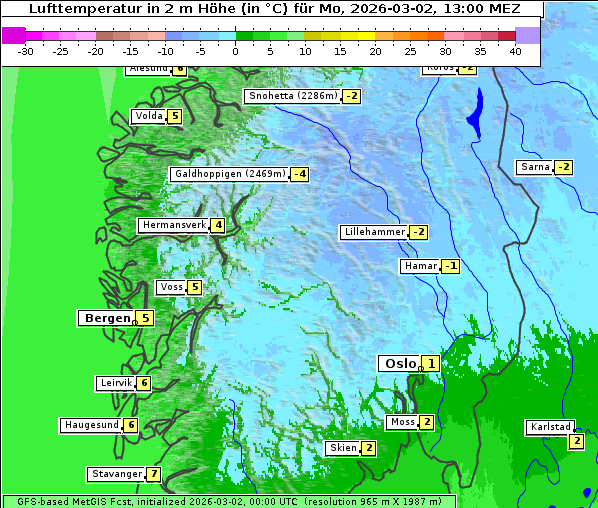 Temperatur, 2. 3. 2026
