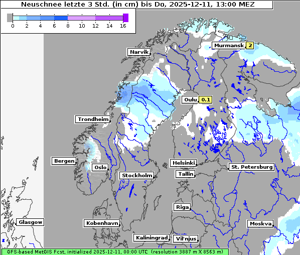 Neuschnee, 11. 12. 2025