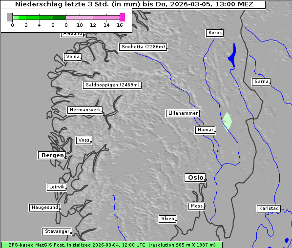 Niederschlag, 5. 3. 2026