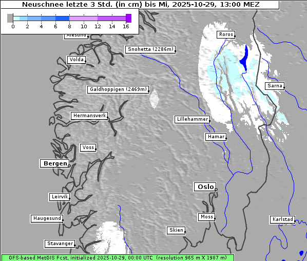 Neuschnee, 29. 10. 2025