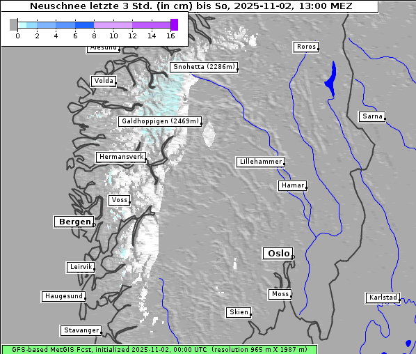 Neuschnee, 2. 11. 2025