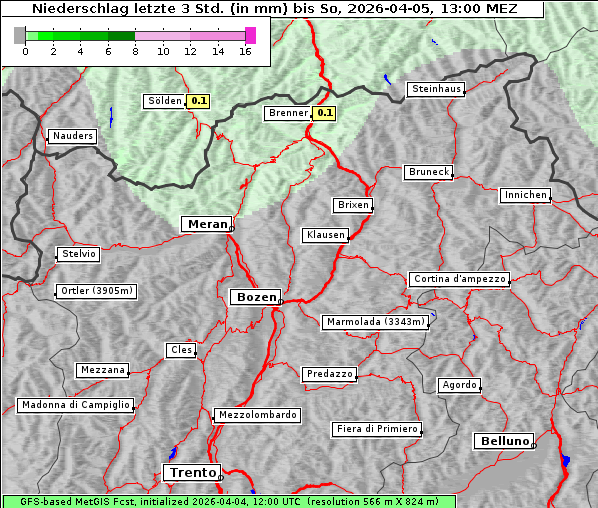 Niederschlag, 5. 4. 2026
