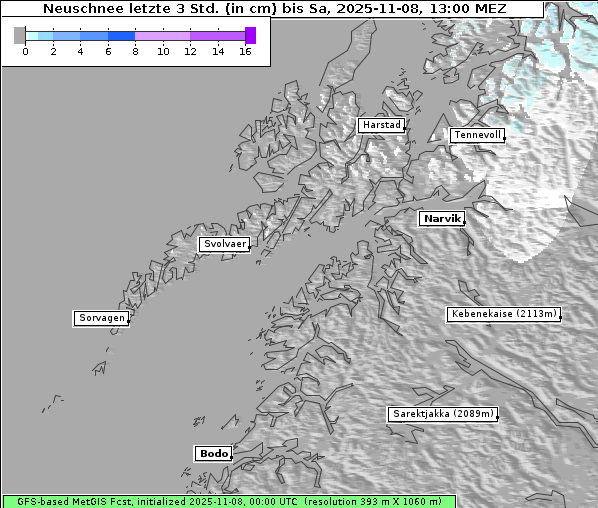 Neuschnee, 8. 11. 2025