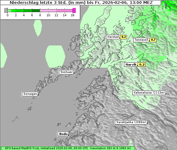 Niederschlag, 6. 2. 2026