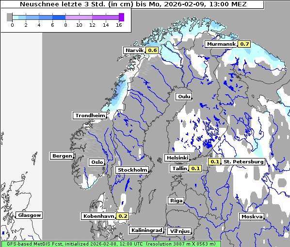 Neuschnee, 9. 2. 2026