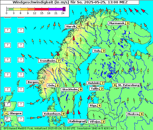 Wind, 25. 5. 2025