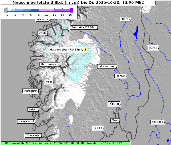 Neuschnee, 28. 10. 2025